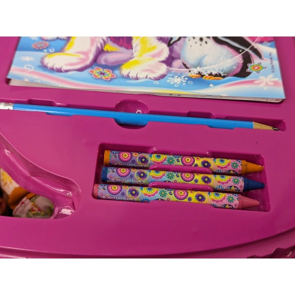 Lisa Frank Husky Dog Polar Bear Art Set USED‎ 2015